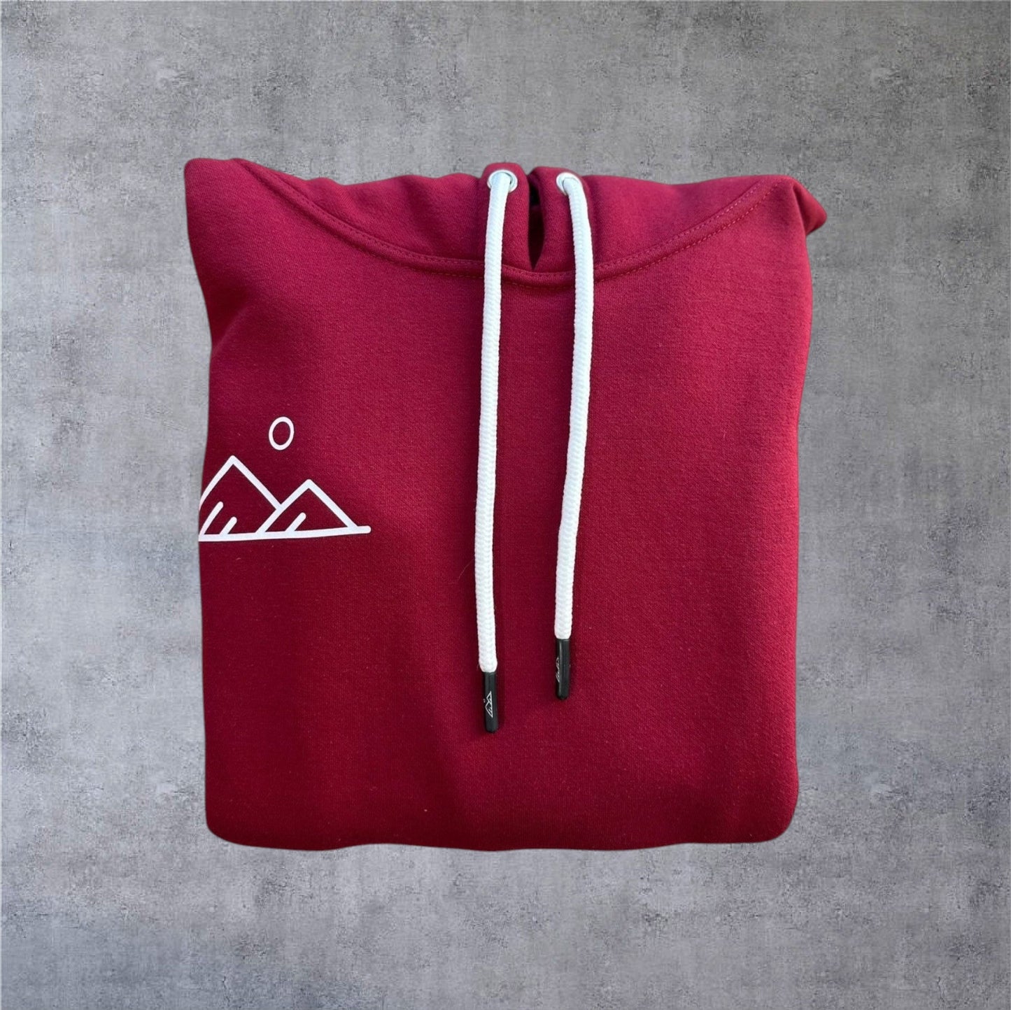 Apex Hoodie - Maroon/White - Apex Apparel
