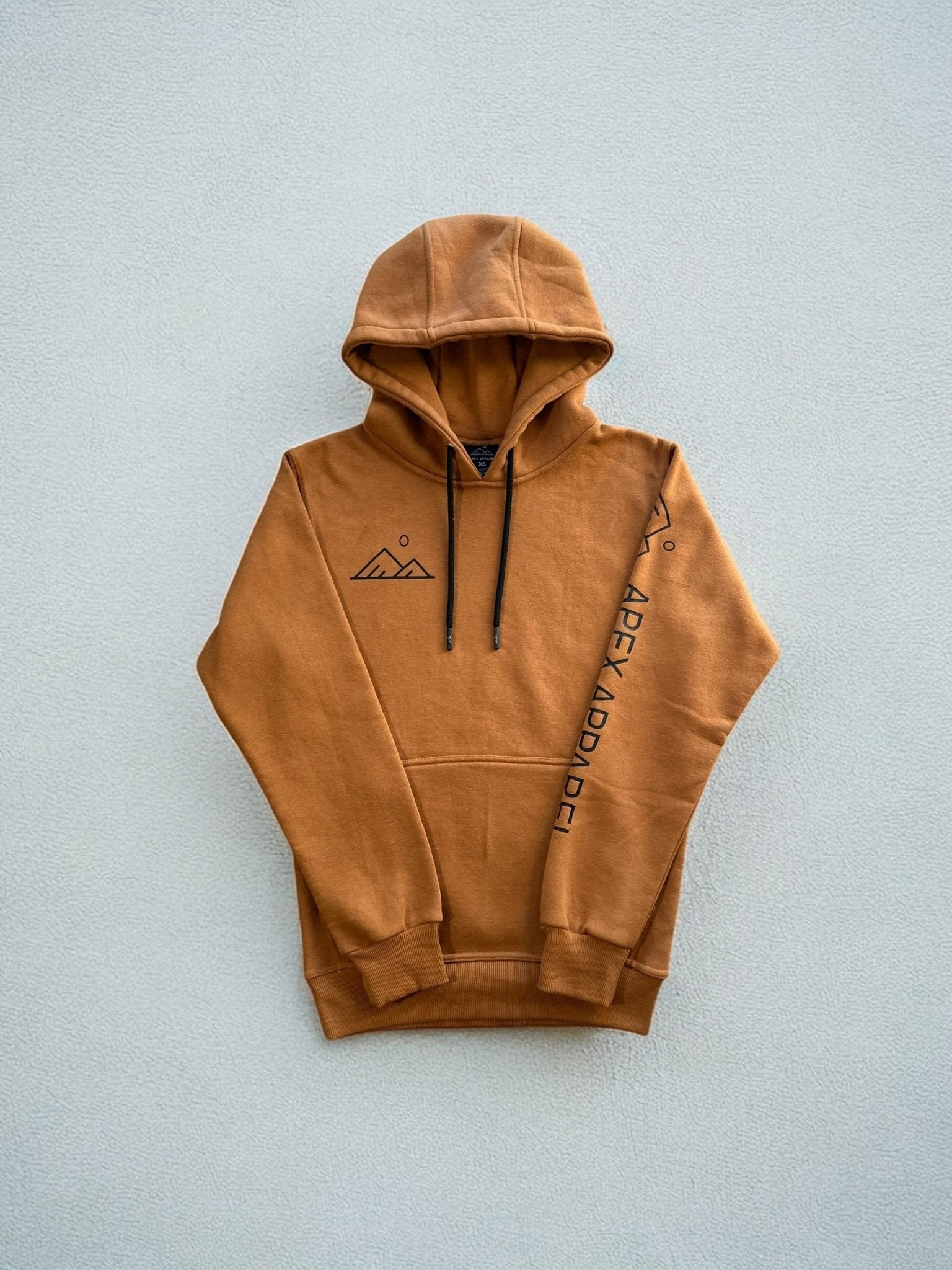 Apex Hoodie - Burnt Orange/Black - Apex Apparel