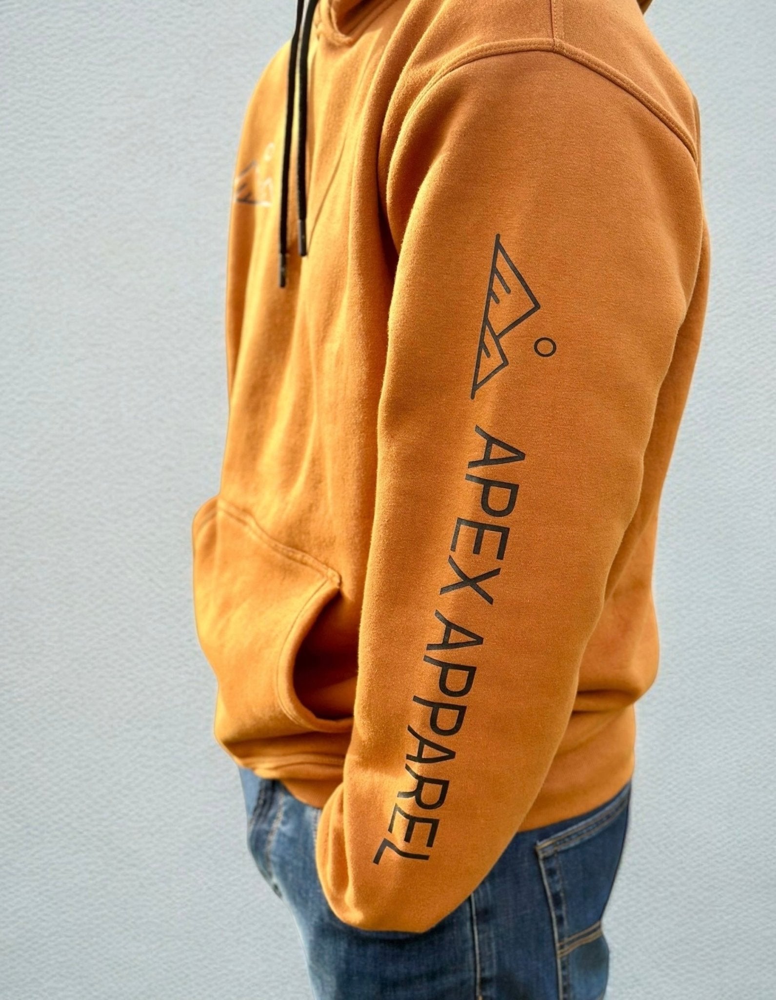 Apex Hoodie - Burnt Orange/Black - Apex Apparel