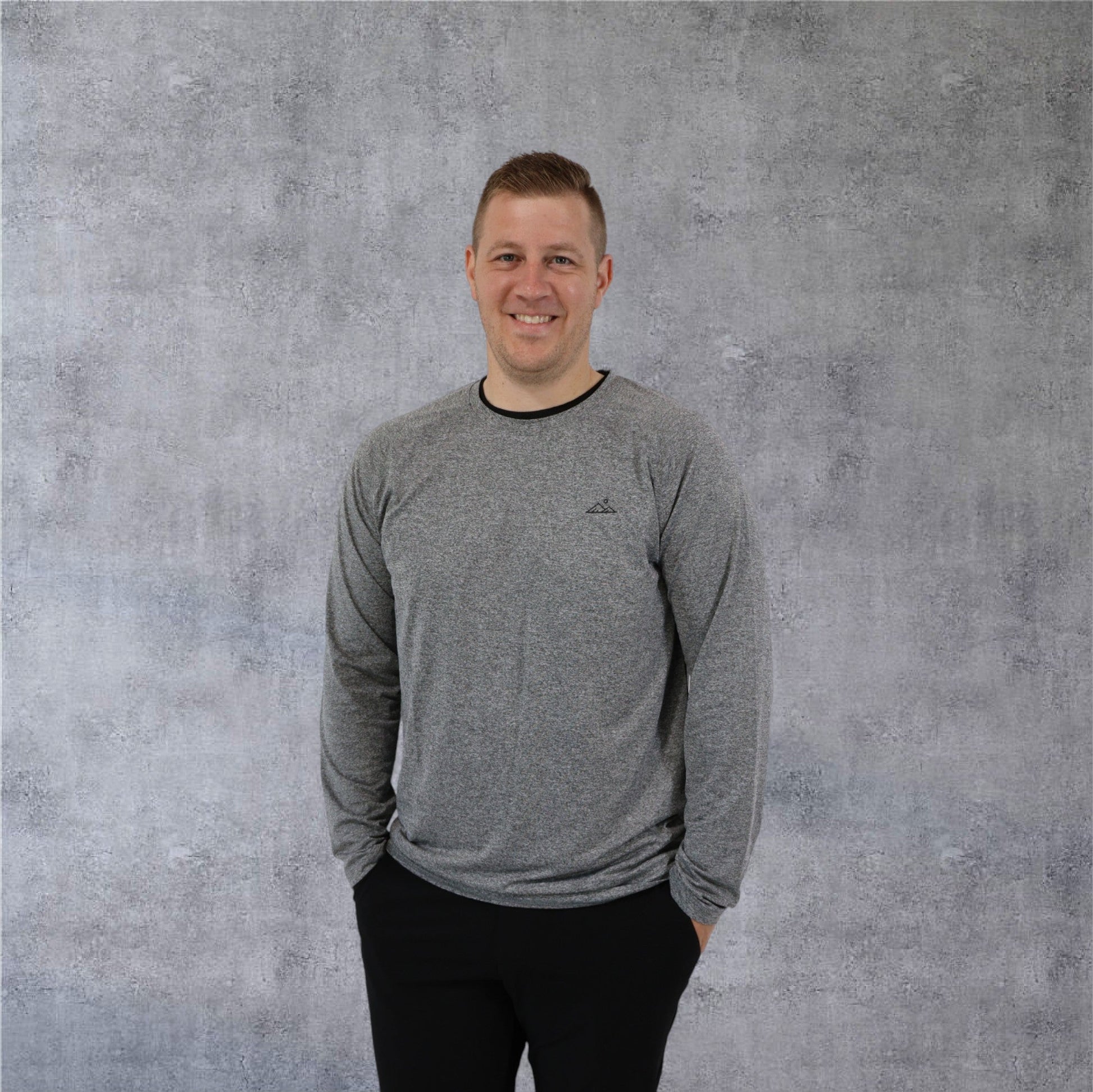 Core Longsleeve - Heather Gray - Apex Apparel