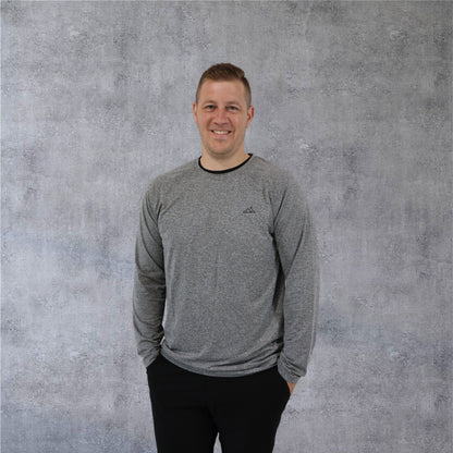 Core Longsleeve - Heather Gray - Apex Apparel