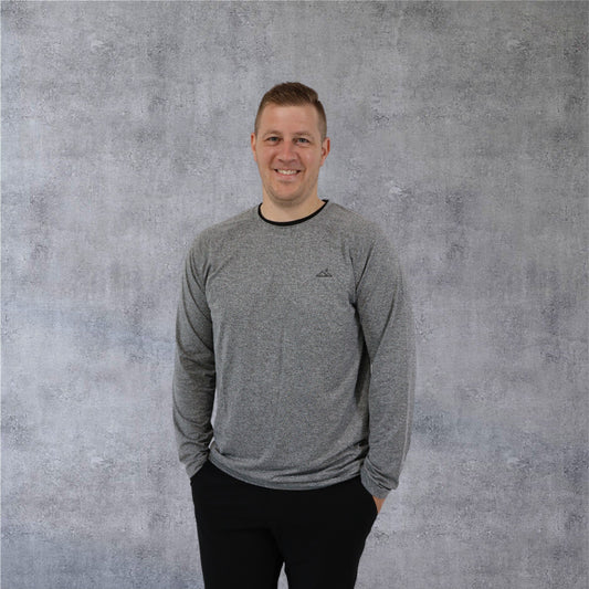 Core Longsleeve - Heather Gray - Apex Apparel