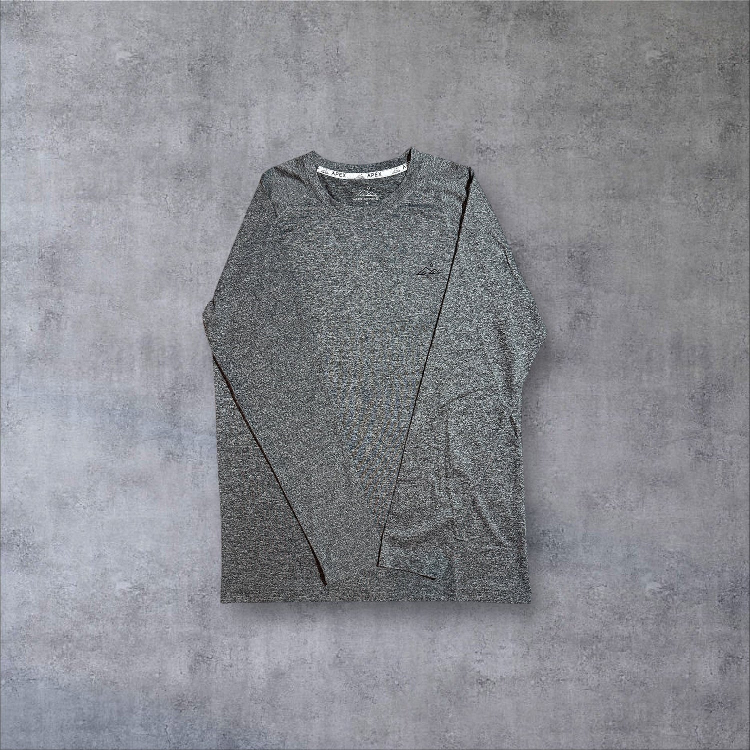 Core Longsleeve - Heather Gray - Apex Apparel