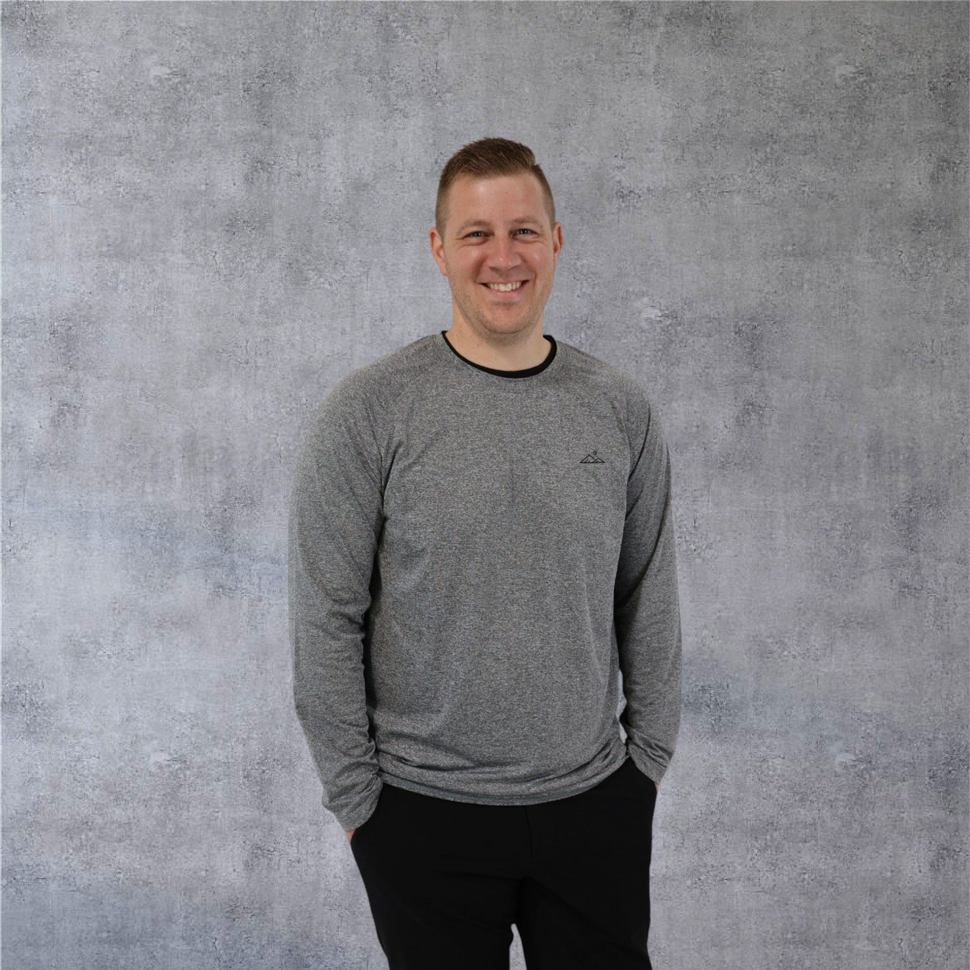 Core Longsleeve - Heather Gray - Apex Apparel