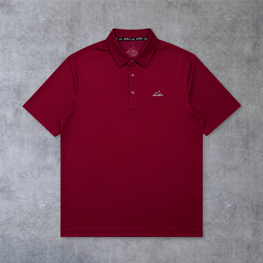 Essentials Polo | Merlot | Modern Fit - Apex Apparel