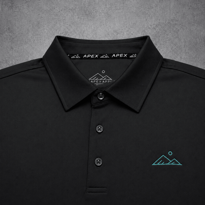 Essentials Polo | Obsidian Black | Modern Fit - Apex Apparel