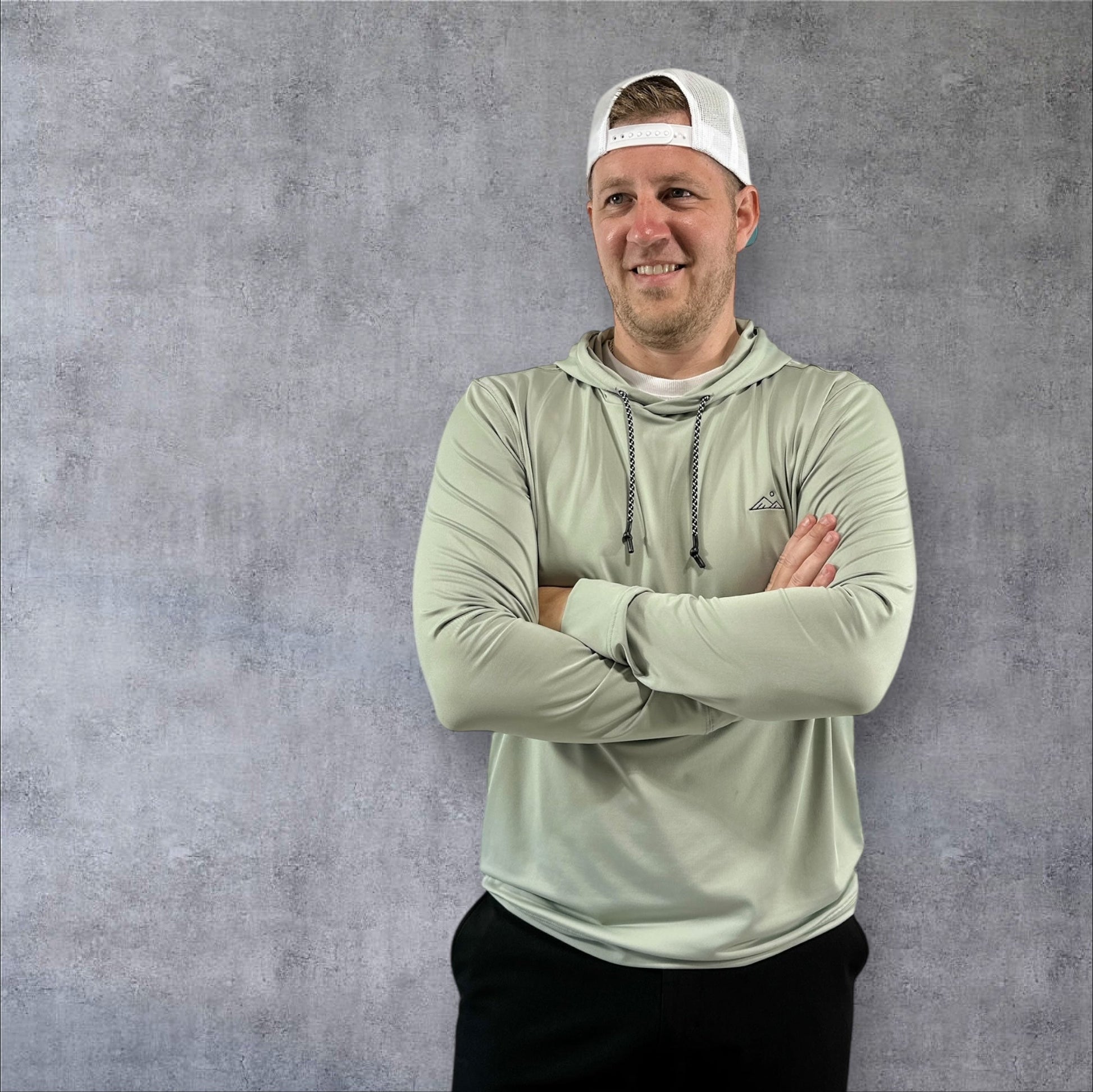 Meridian Hoodie - Silver Sage - Apex Apparel