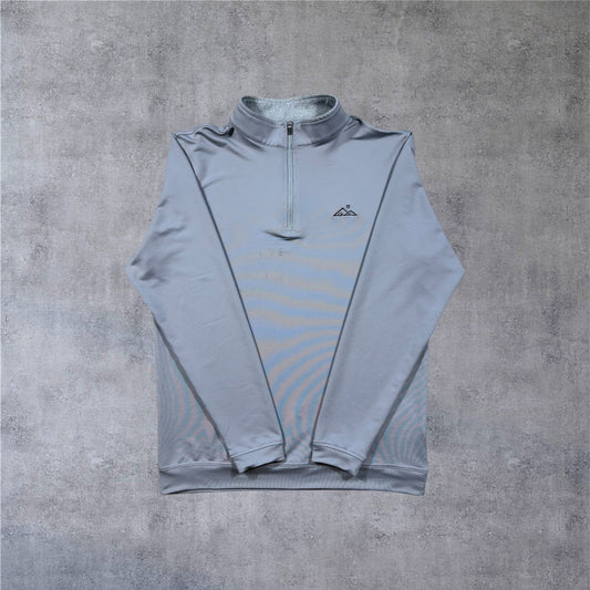 Performance 1/4 Zip - Gray - Apex Apparel