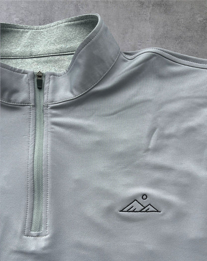 Performance 1/4 Zip - Gray - Apex Apparel