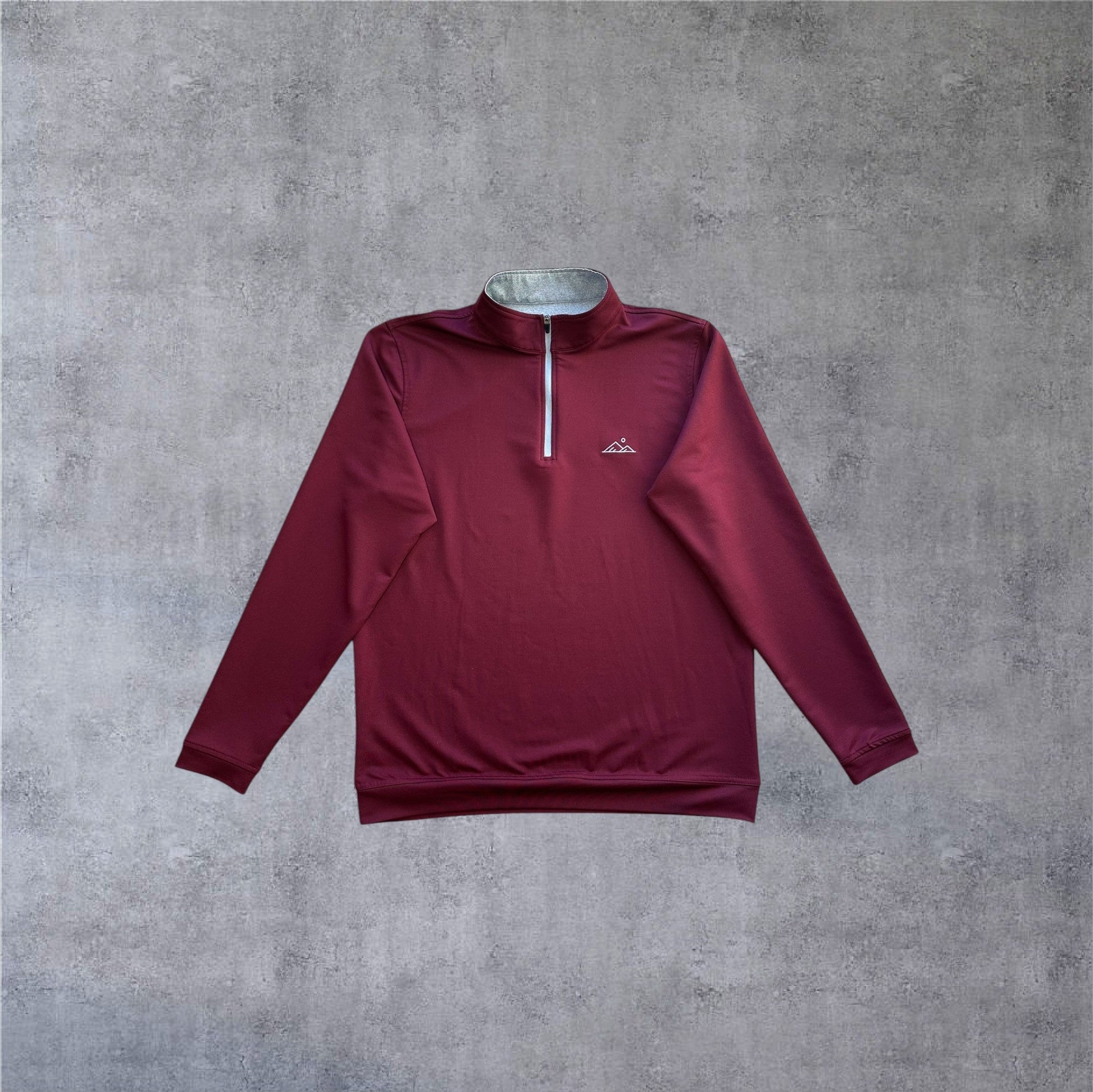 Performance 1/4 Zip - Maroon - Apex Apparel