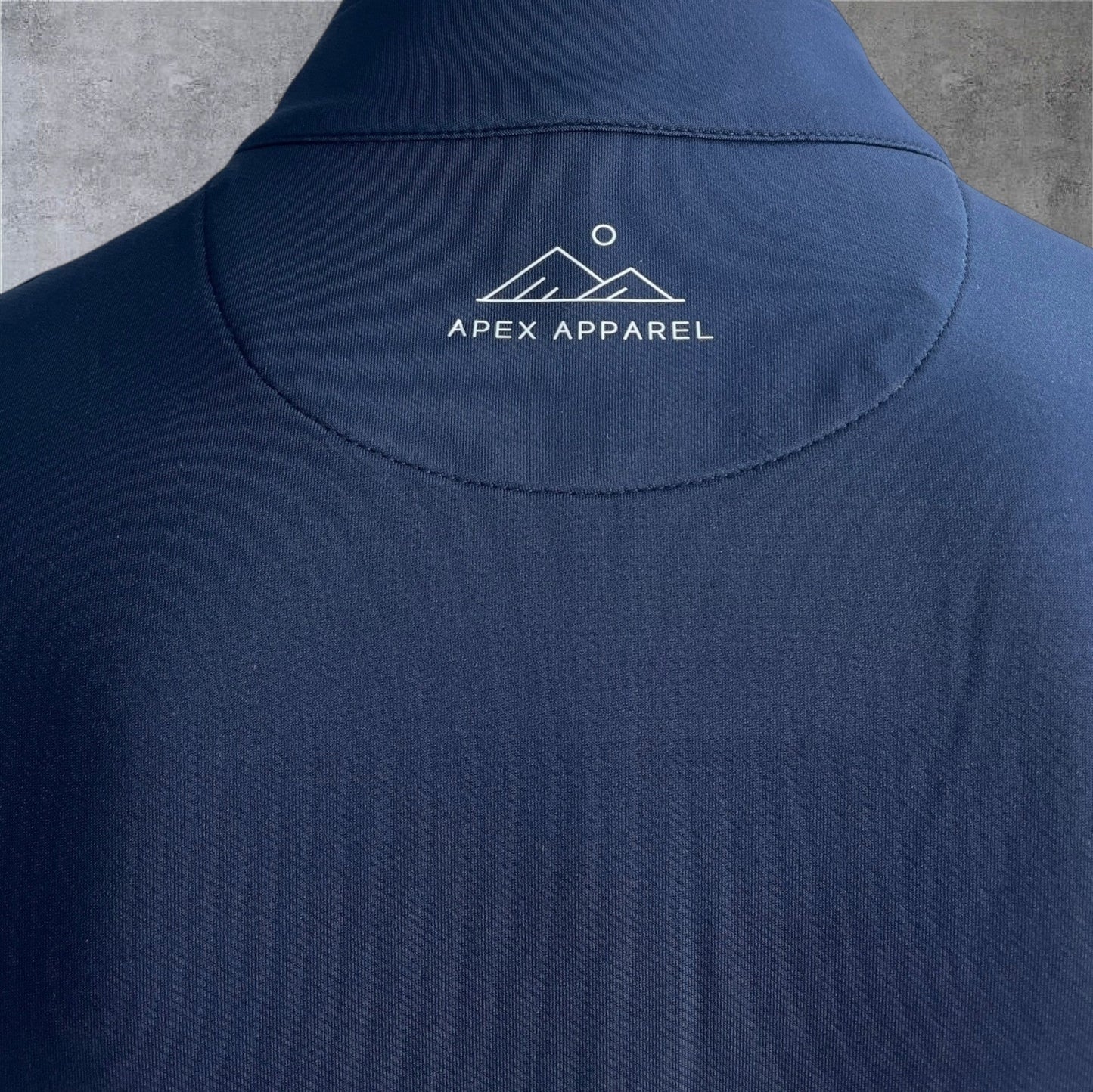 Performance 1/4 Zip - Navy Blue - Apex Apparel