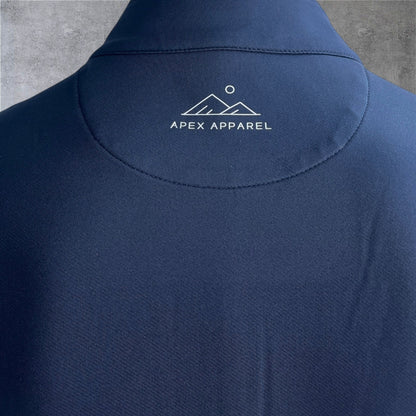 Performance 1/4 Zip - Navy Blue - Apex Apparel