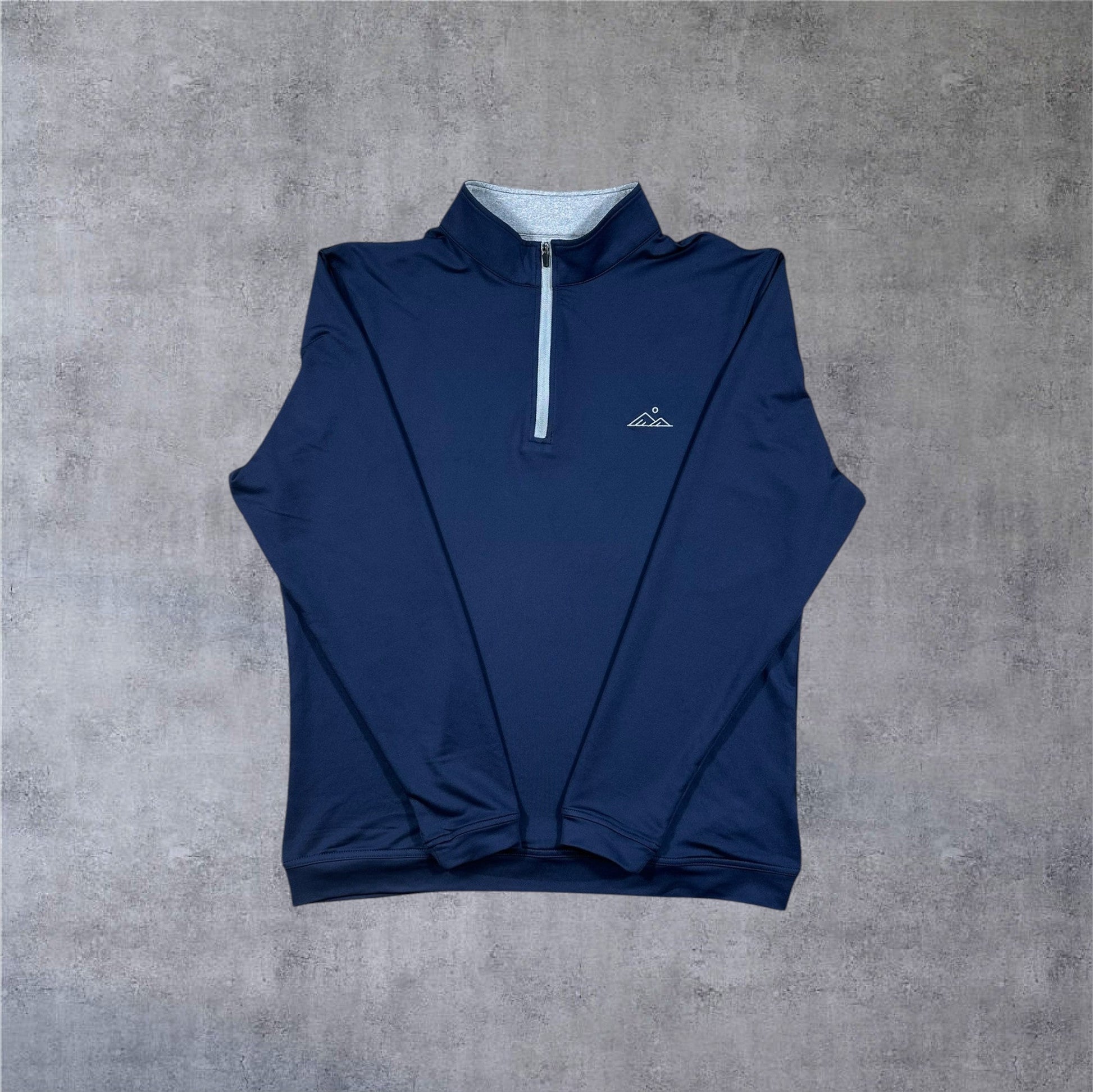 Performance 1/4 Zip - Navy Blue - Apex Apparel