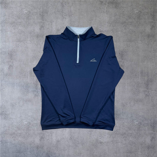 Performance 1/4 Zip - Navy Blue - Apex Apparel