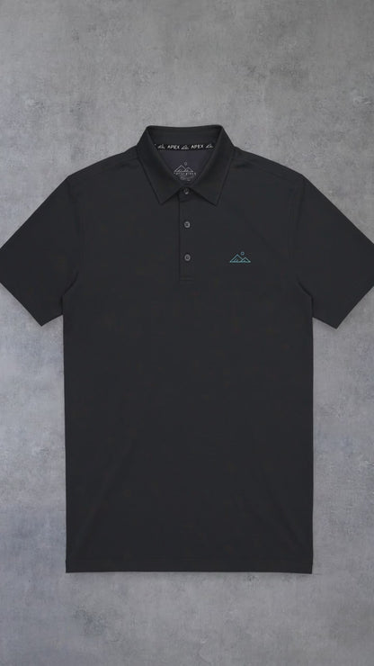Essentials Polo | Obsidian Black | Modern Fit
