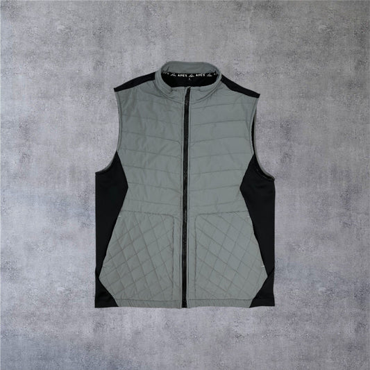 Ridgeline Vest | Gray/Black | Apex Apparel - Apex Apparel