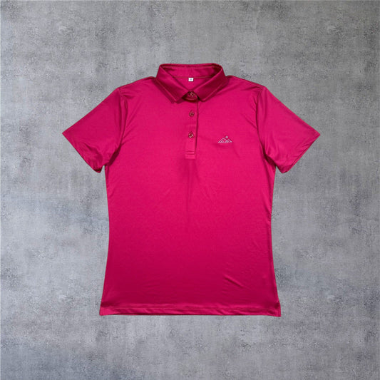 Women's Essentials Polo - Pink - Apex Apparel