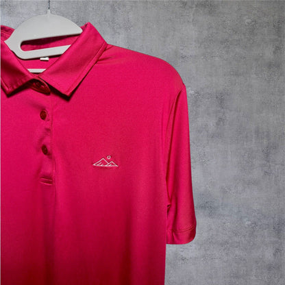 Women's Essentials Polo - Pink - Apex Apparel