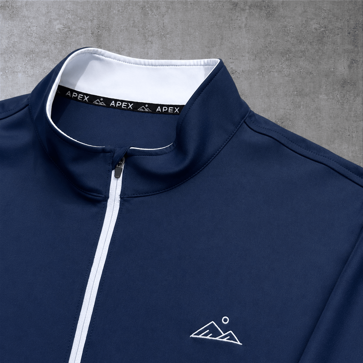 Zenith 1/4 Zip | Midnight Navy | Apex Apparel - Apex Apparel