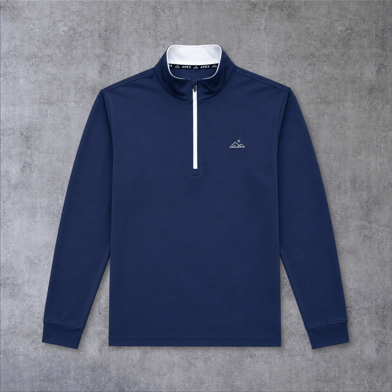 Zenith 1/4 Zip | Midnight Navy | Apex Apparel - Apex Apparel