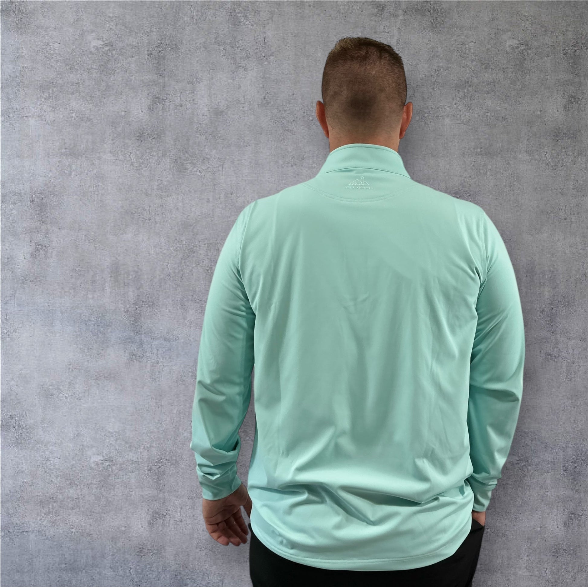 Zenith 1/4 Zip - Mint - Apex Apparel