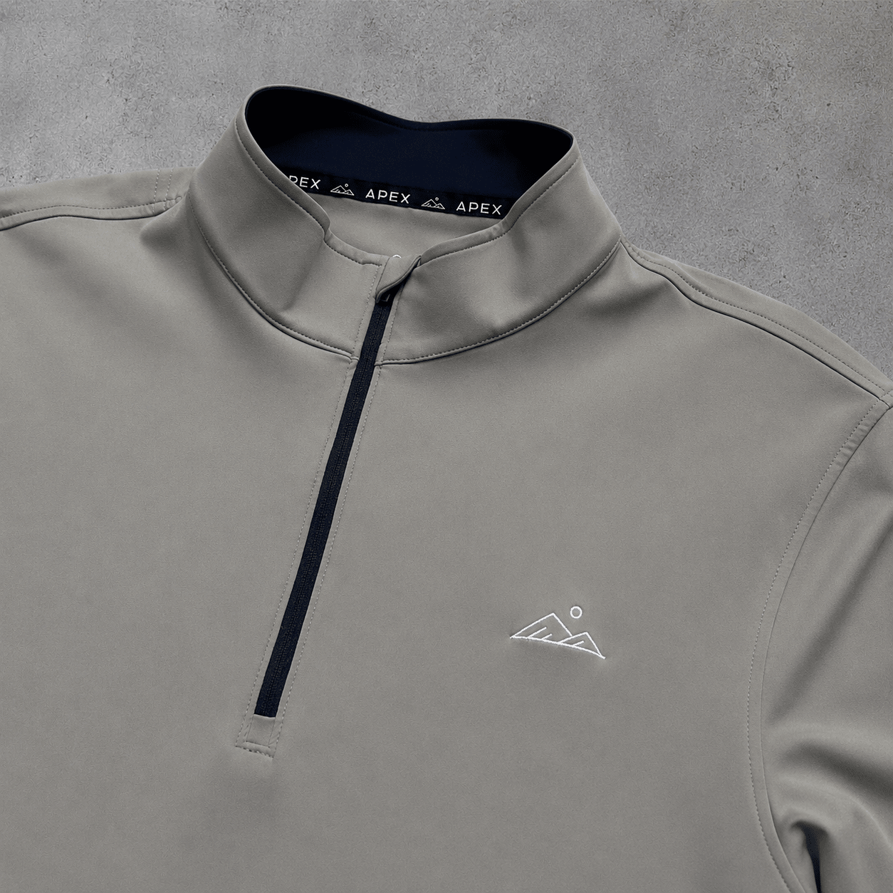 Zenith 1/4 Zip | Sandstone | Apex Apparel - Apex Apparel