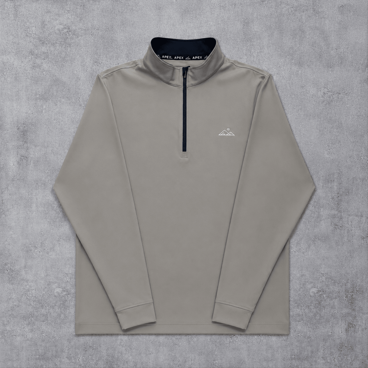 Zenith 1/4 Zip | Sandstone | Apex Apparel - Apex Apparel