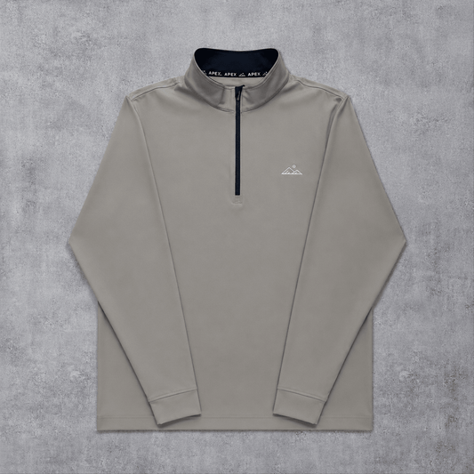 Zenith 1/4 Zip | Sandstone | Apex Apparel - Apex Apparel